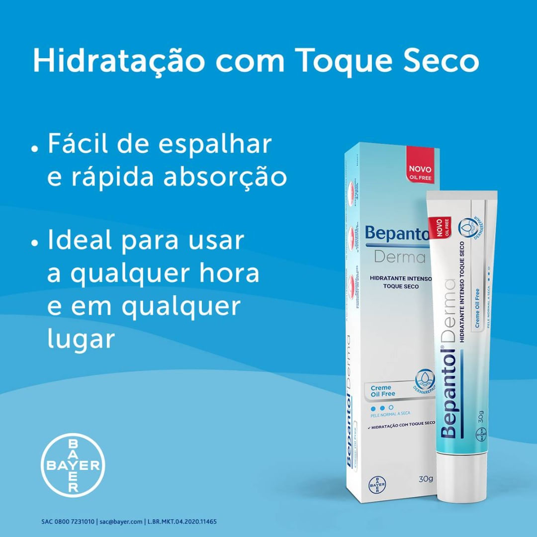 Bepantol-Derma-Creme-Hidratante-Toque-Seco-Oil-Free-30g-Pele-Normal-a-Seca