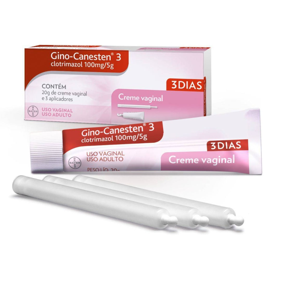 Tratamento da Candidíase Gino-Canesten Creme Vaginal - 3 dias