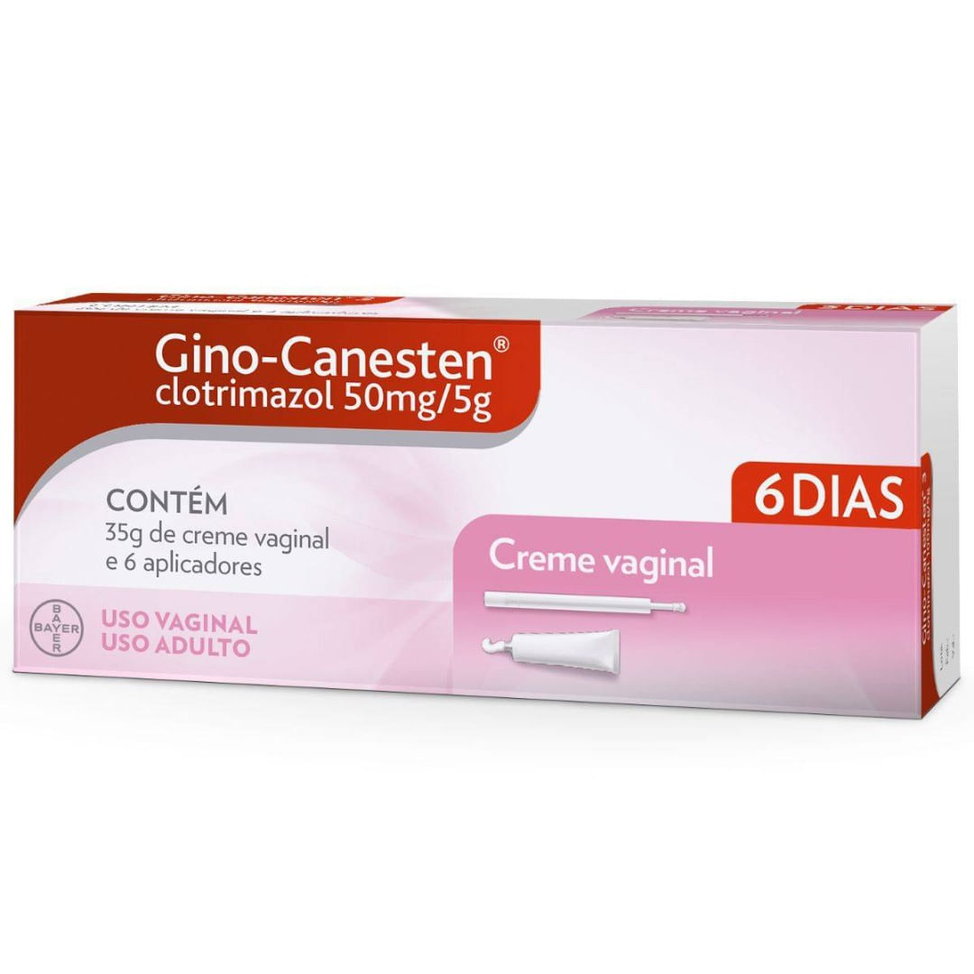 Tratamento da Candidíase Gino-Canesten Creme Vaginal - 6 dias