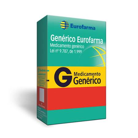 Losartana Potássica+Hidroclorotiazida 100+25mg 30 Comprimidos - Eurofarma Genérico