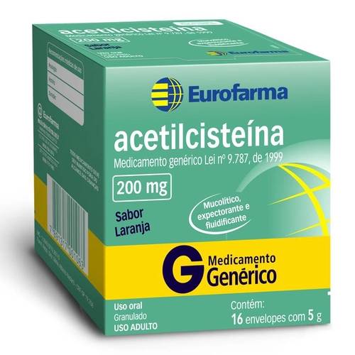 Acetilcisteina-200mg-Granulados-16-Envelopes-com-5g---Eurofarma-Generico