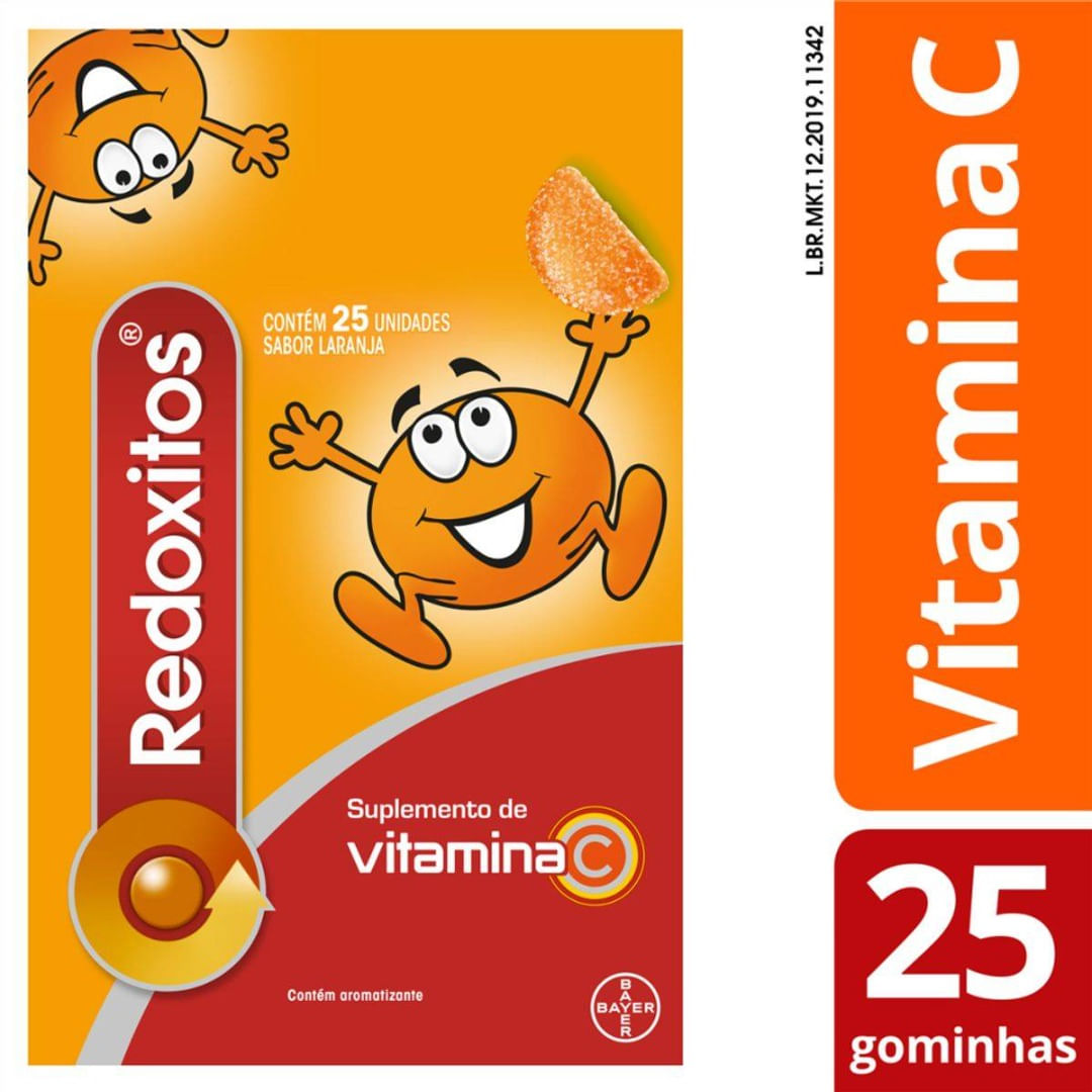 Redoxitos Laranja Vitamina C com 25 Gomas