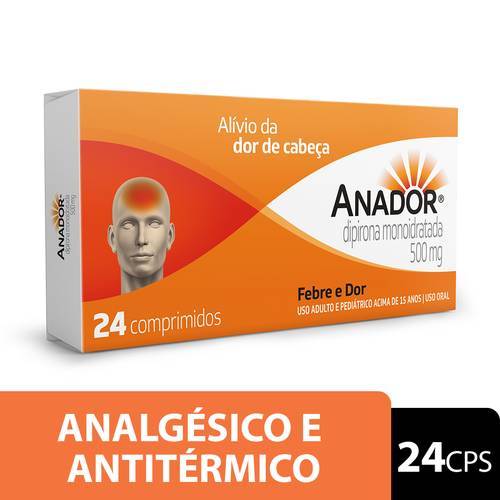 Anador 500mg 24 Comprimidos
