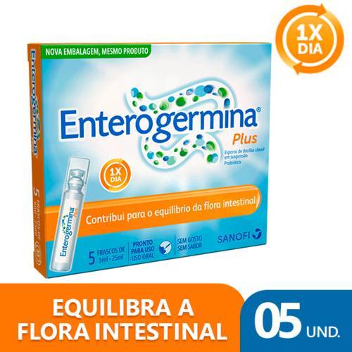 Enterogermina Plus 5 Frascos 5ml