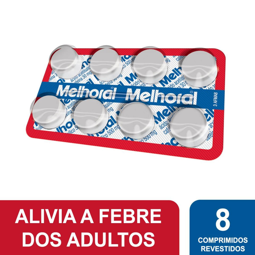 Melhoral Adulto 8 Comprimidos