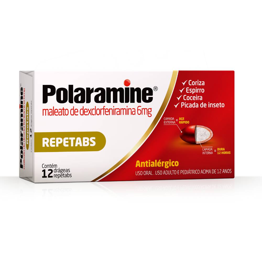 Polaramine Repetabs 6mg 12 Drágeas