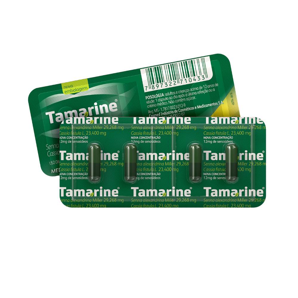 Tamarine 12mg 4 Cápsulas