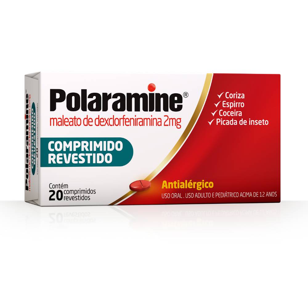 Polaramine 2mg 20 Comprimidos