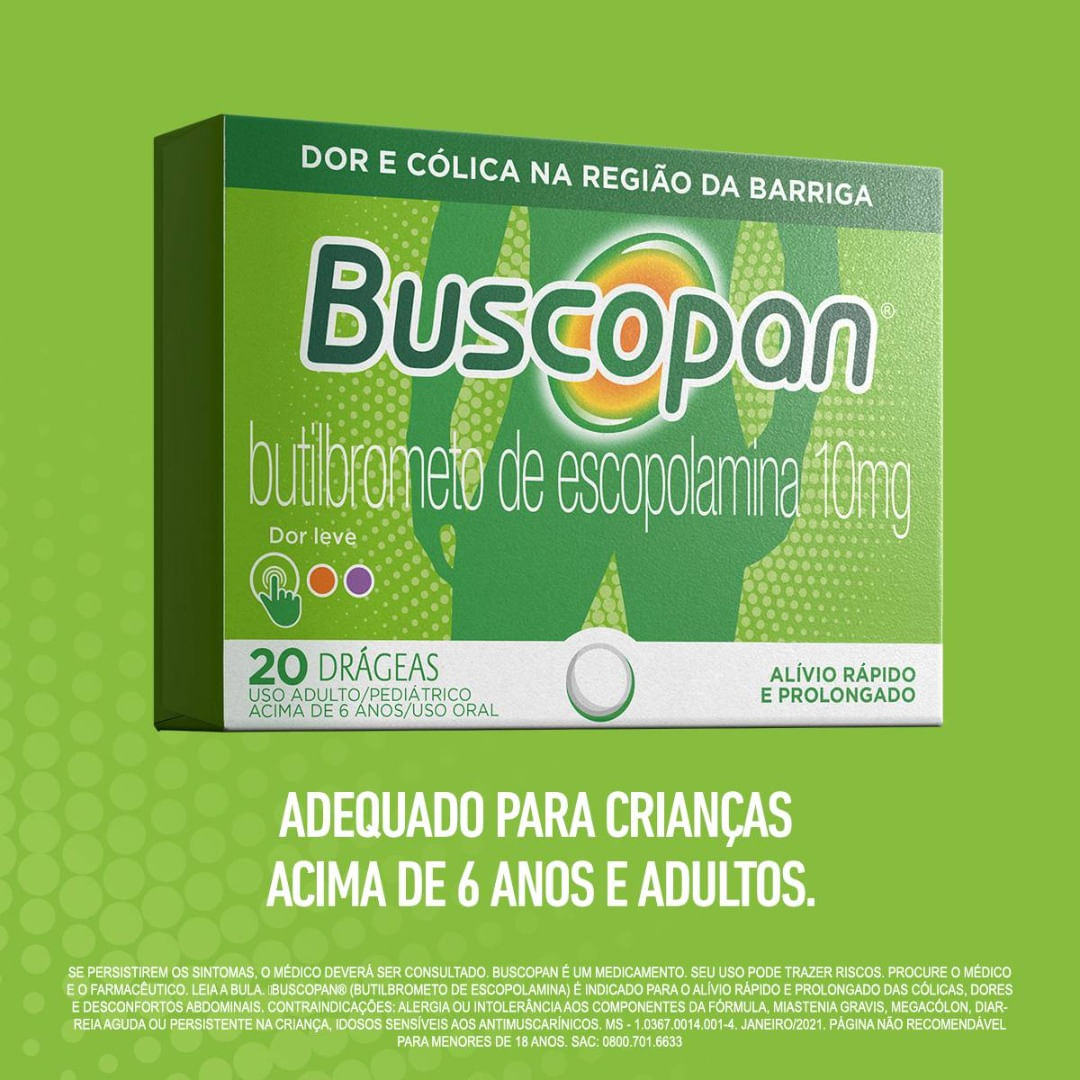 Buscopan 10mg 20 Drágeas