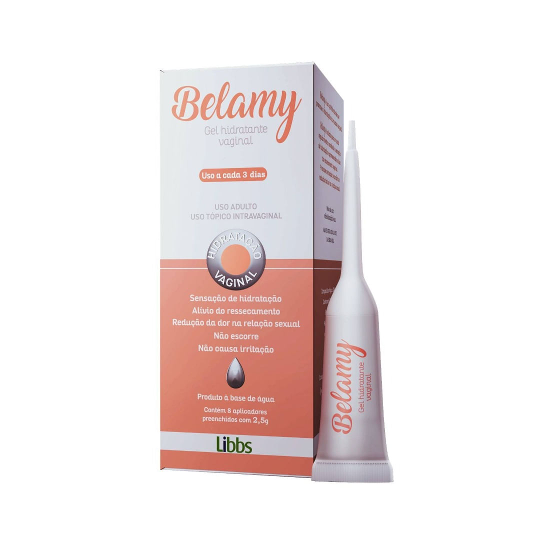Belamy Gel Hidratante Vaginal 2,5g 8 Aplicadores