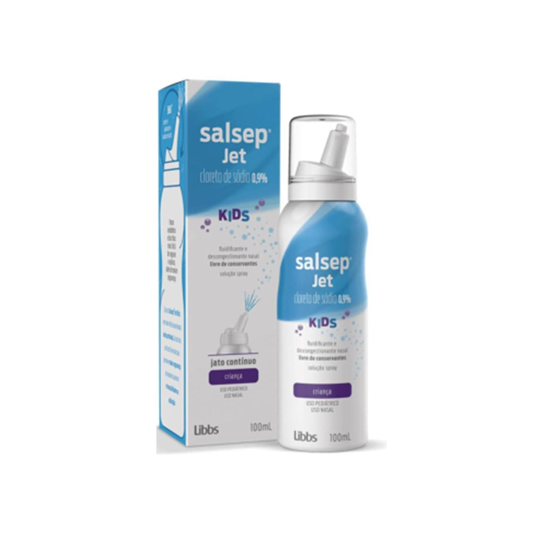 Salsep Jet Kids 0,9% Solução Nasal 100ml