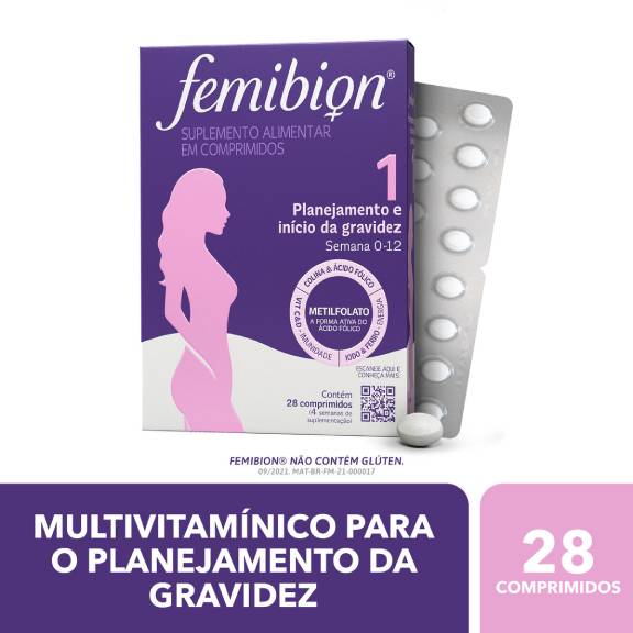 Femibion 1 Planejamento Gravidez 28 Comprimidos