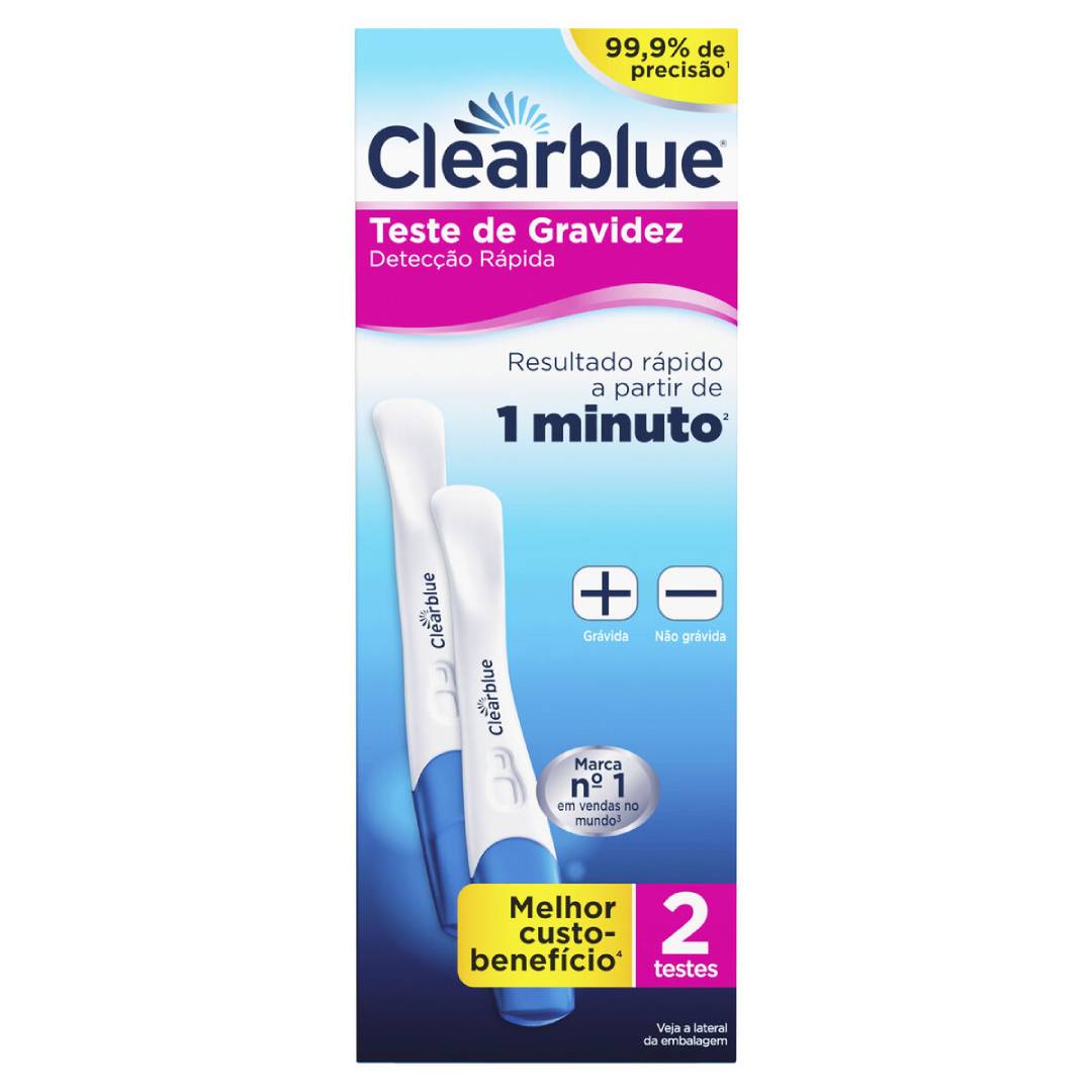 ClearBlue Teste Gravidez Plus 2 Unidades