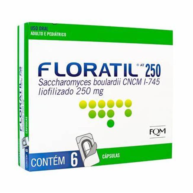 Floratil At 250mg  6 Cápsulas