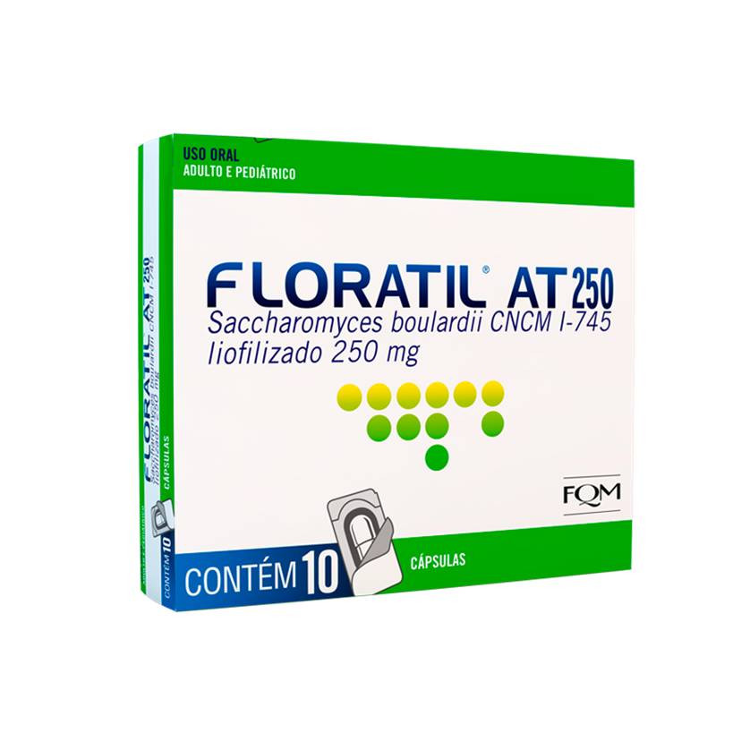 Floratil 250mg 10 Cápsulas