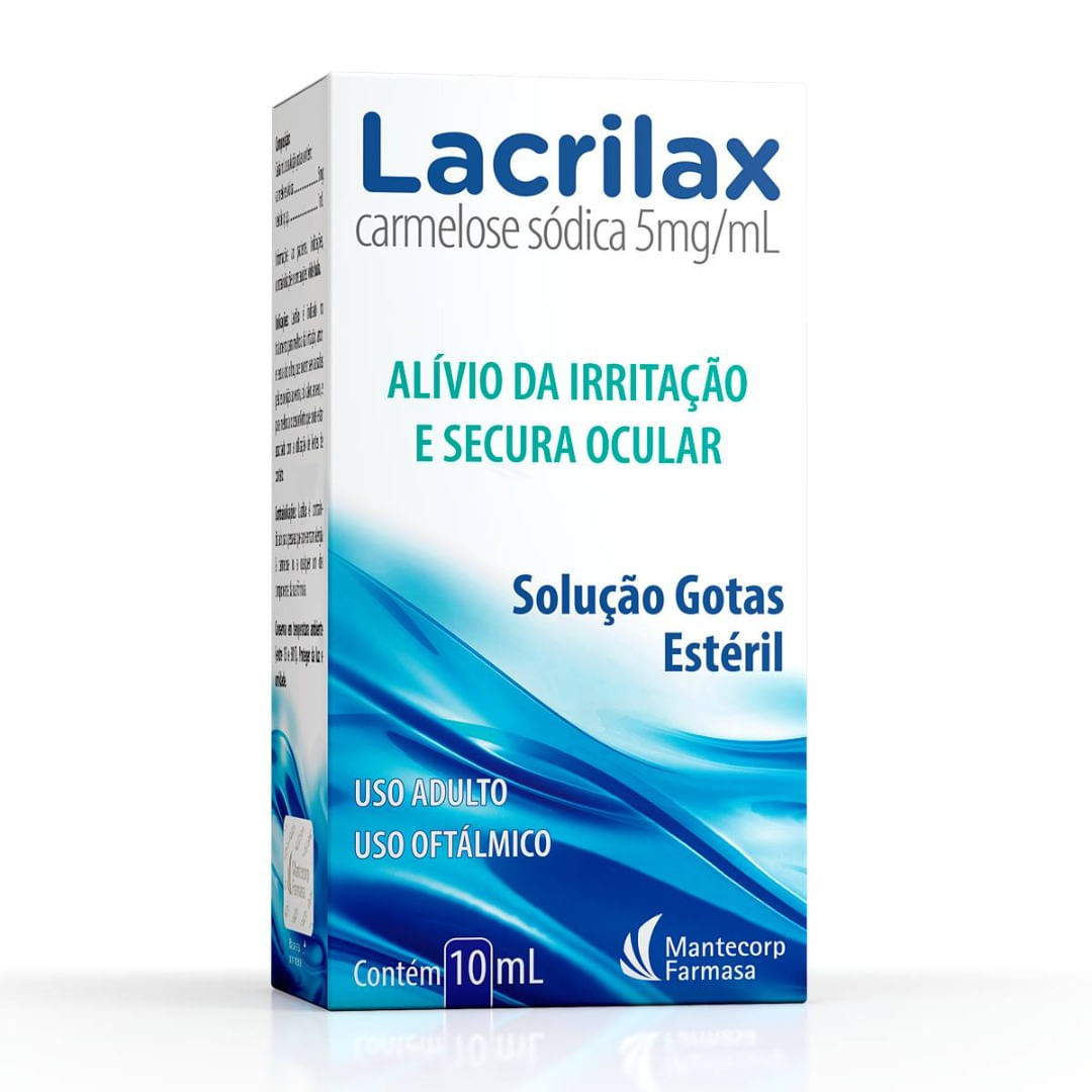 Lacrilax Solução Oftálmica 10ml
