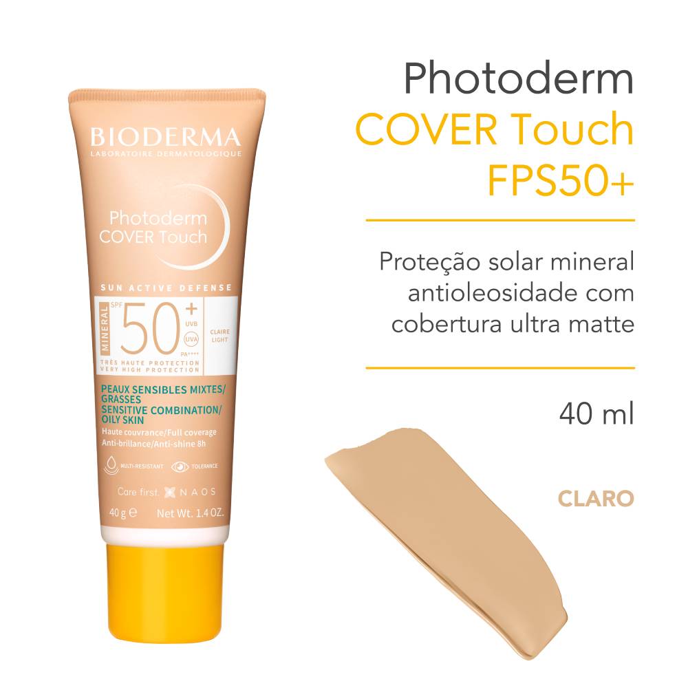 Photoderm Cover Fps50+40g Claro