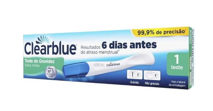 ClearBlue Teste Gravidez 6 Dias Antes