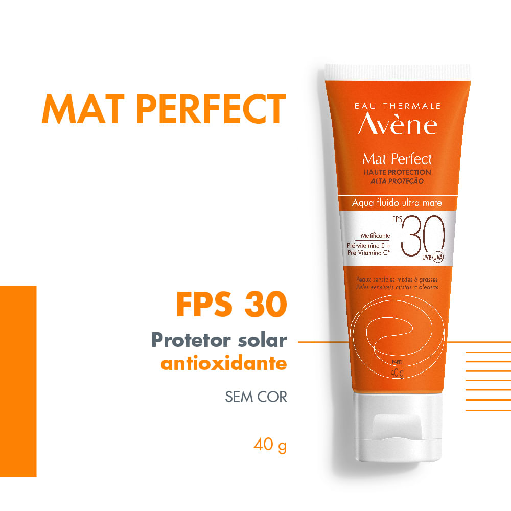 Protetor-Solar-Facial-Avene-Mat-Perfect-FPS30-40g