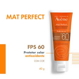 Protetor-Solar-Facial-Avene-Mat-Perfect-FPS60-40g-Com-Cor