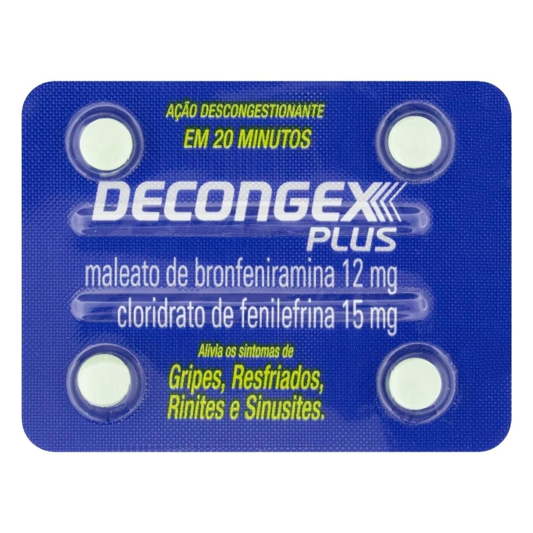 Decongex Plus 4 Comprimidos