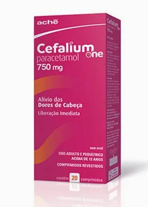 Cefalium One 750mg 20 Comprimidos Revertidos
