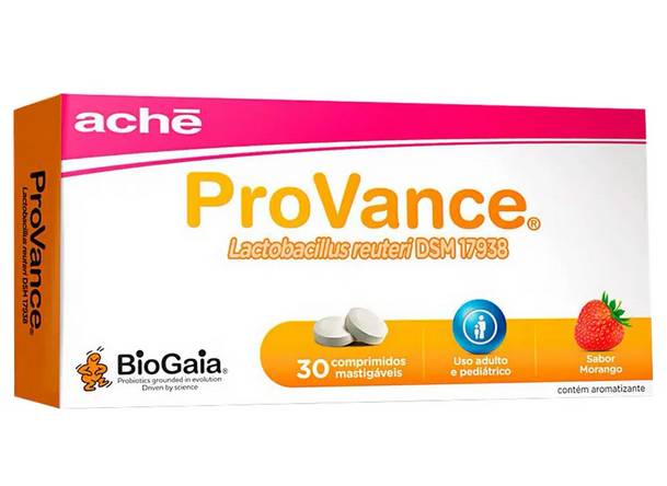 ProVance 30 Comprimidos Mastigáveis Sabor Morango