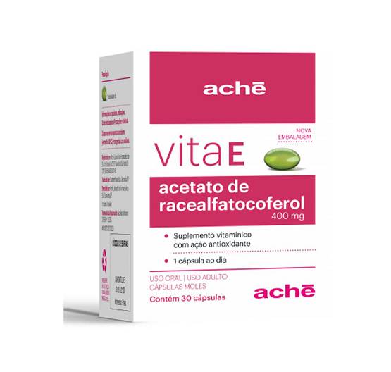 Vita E 400mg 30 Cápsulas Gelatinosas