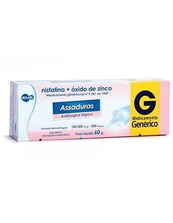 NISTATINA+OXIDO DE ZINCO POM 60G-EMS