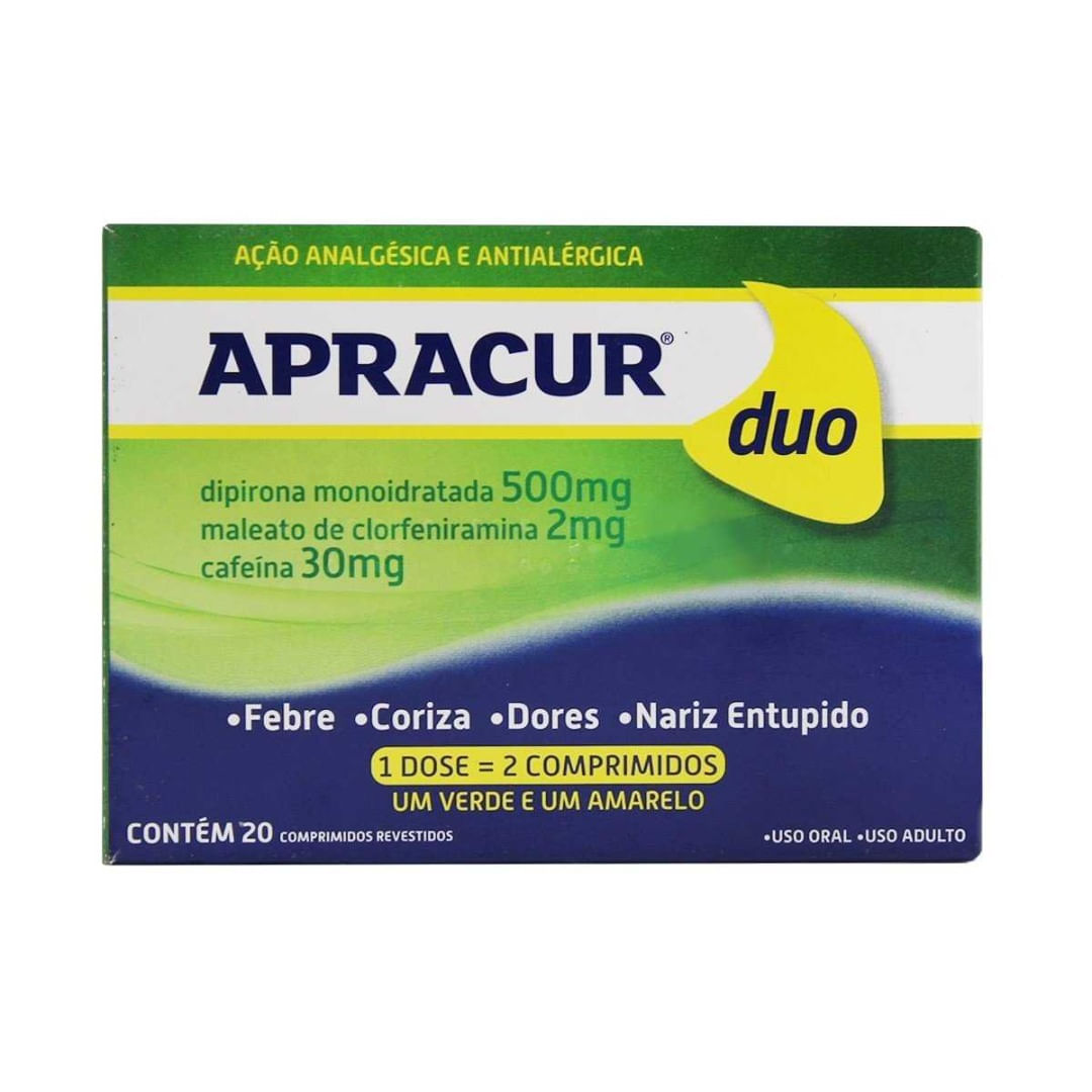 Apracur Duo 20 Comprimidos