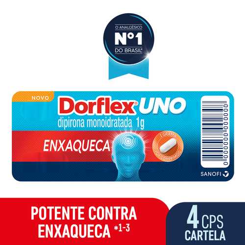 Dorflex Uno 1g 4 Comprimidos