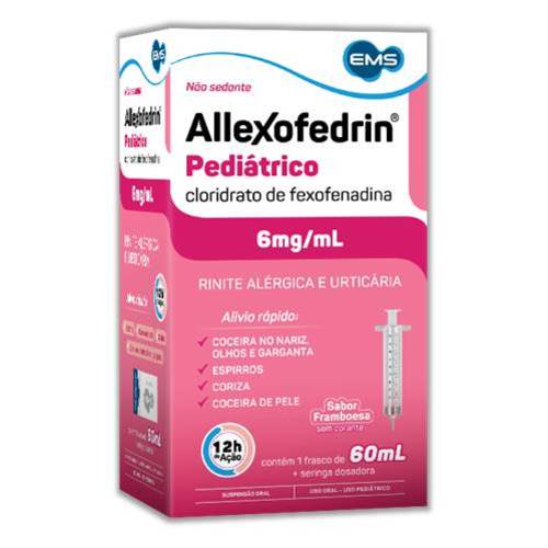 Allexofedrin Pediátrico 6mg/ml Suspensão Oral 60ml