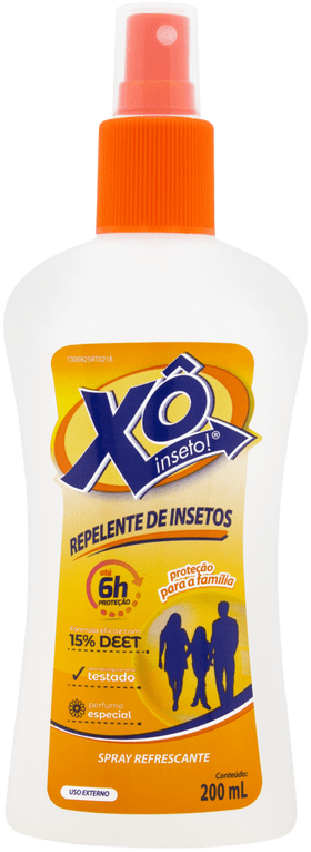Repelente XO Inseto 15% Spray 200ml