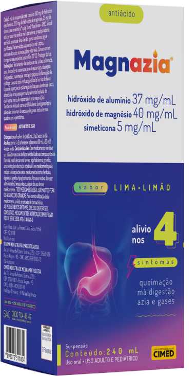 Magnazia Suspensão Oral 240ml Lima-Limão