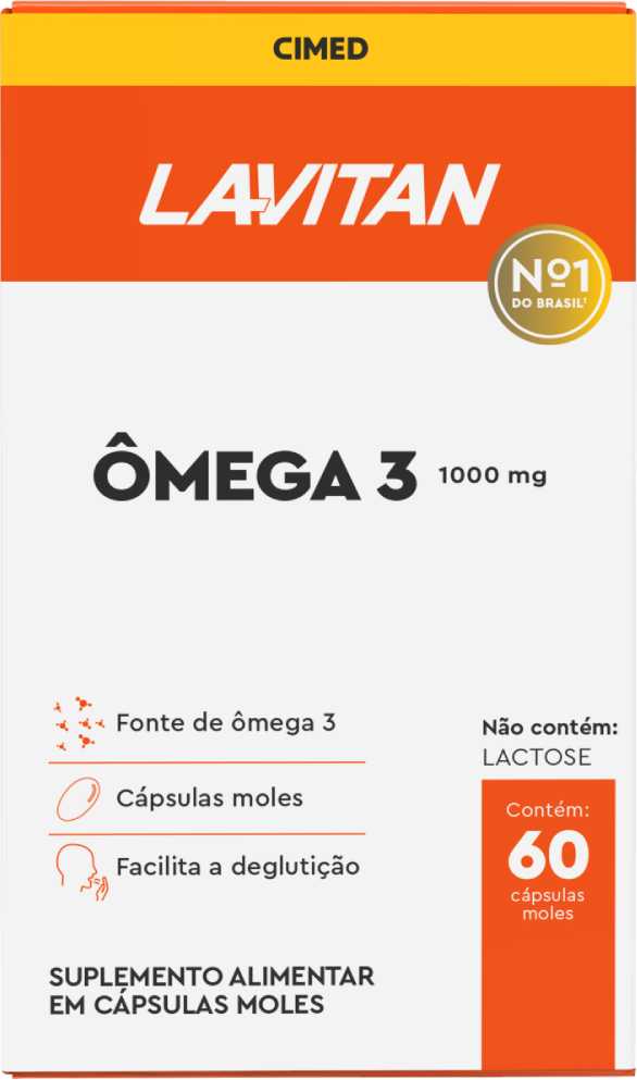 Lavitan Ômega 3 1,000mg 60 Cápsulas