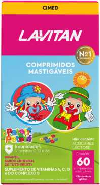 Lavitan Kids 60 Comprimidos Tutti-Frutti