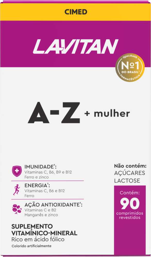 Lavitan A-Z Mais Mulher 90 Comprimidos