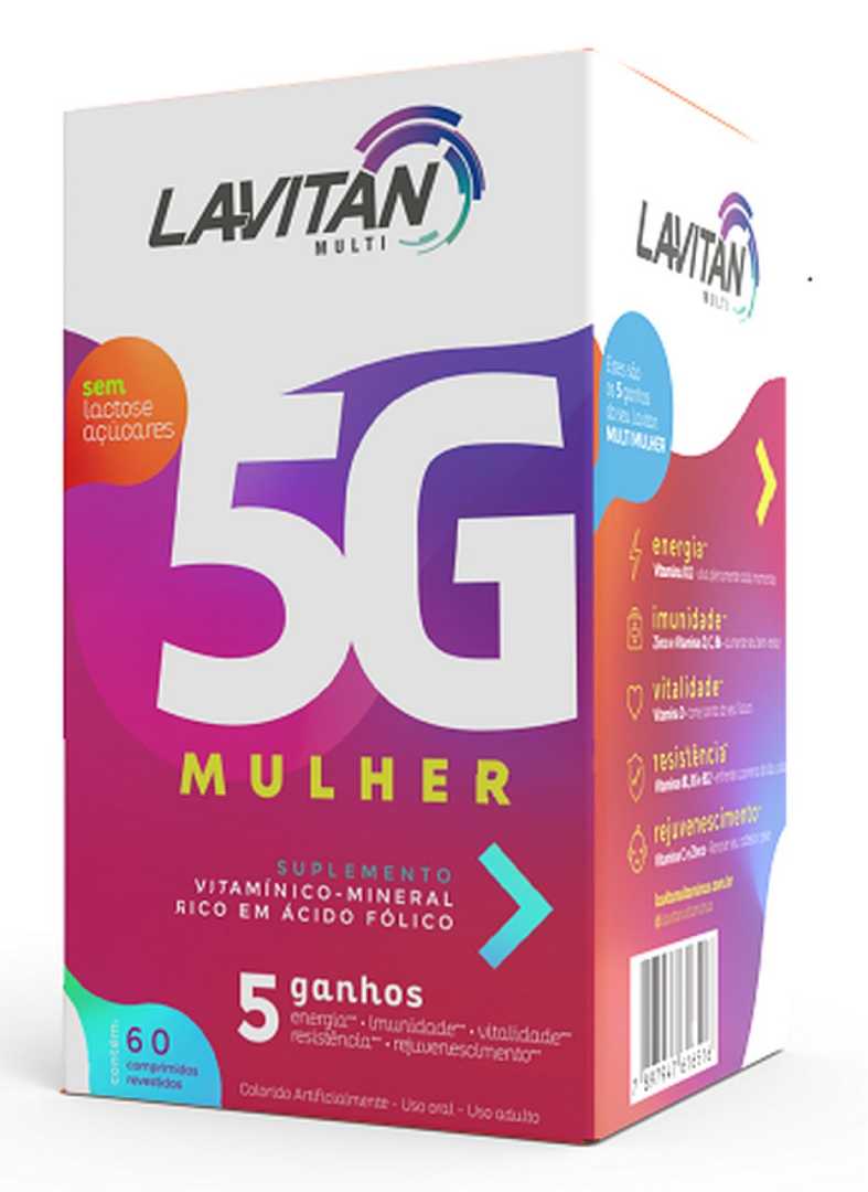 Lavitan 5g Mulher 60 Cápsulas