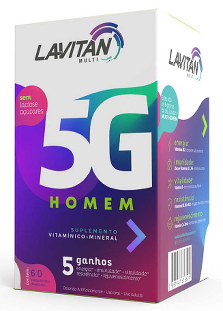 Lavitan 5g Homem 60 Cápsulas