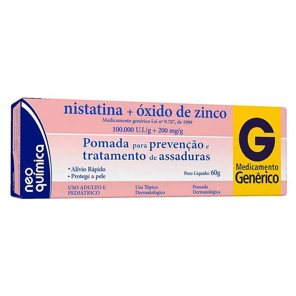 Nistatina+Oxido de Zinco Pomada 60g - Neo Química