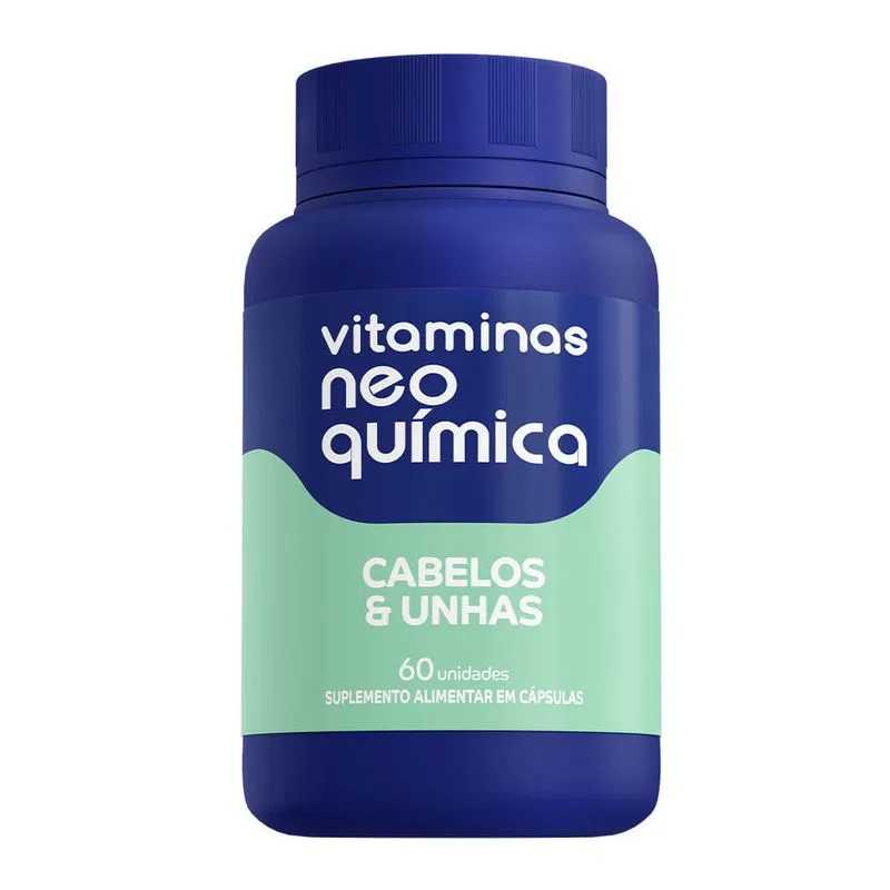 Vitamina Neo Química Cabelos & Unhas 60 Cápsulas