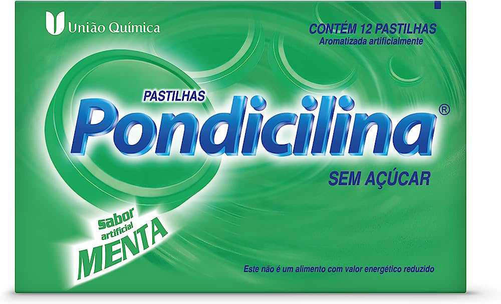 Pondicilina 12 Pastilhas Menta