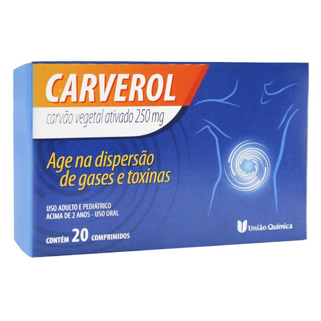 Carverol 250mg 20 Comprimidos