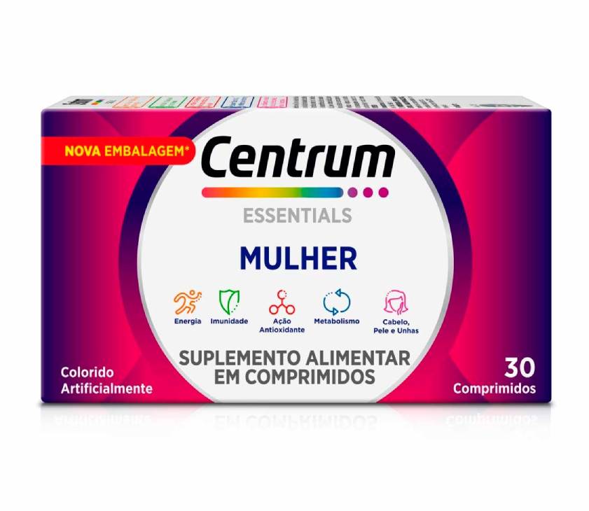 Centrum Essentials Mulher 30 Comprimidos