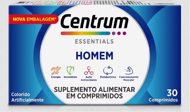 Centrum Essentials Homem 30 Comprimidos