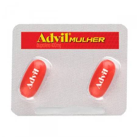 Advil mulher 400mg 2 Cápsulas