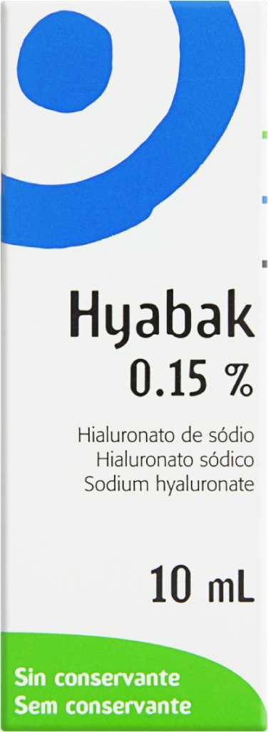 Hyabak 0,15% Solução Oftálmica 10ml