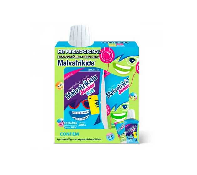 MALVATRIKIDS JR GEL 70G+ENX BLUE 250ML