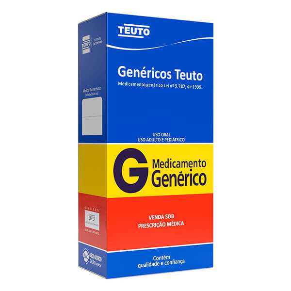 Sulfametoxazol+Trimetoprima 400+80mg 20 Comprimidos - Teuto Genérico