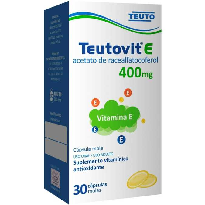 Teutovit E 400mg 30 Cápsulas